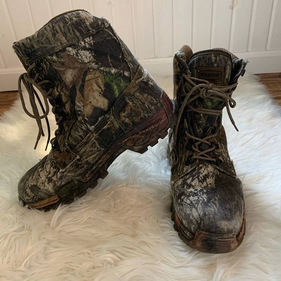 wolverine boots camo